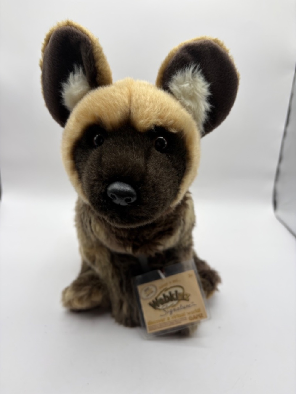 Ganz Webkinz Signature African Wild Dog WKS1066 Stuffed Animal Plush Toy CODE